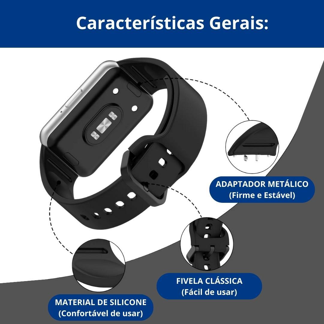 Miniatura Pulseira Para Galaxy Fit 3 - Silicone Sport + Película