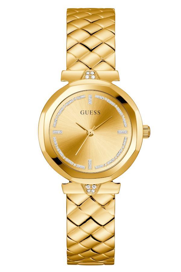 Miniatura Relógio Guess Feminino Dourado Gw0613L2