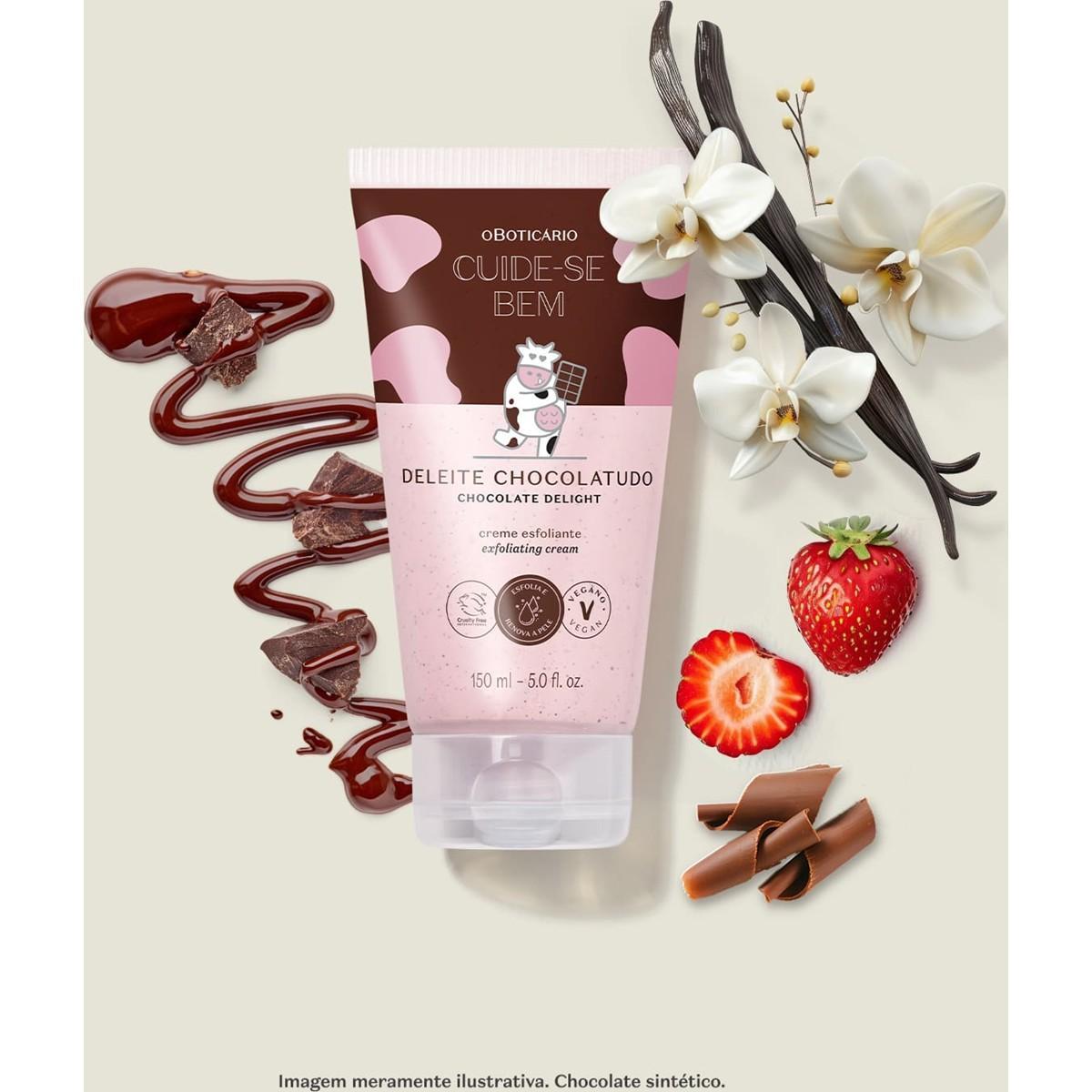Miniatura Creme Esfoliante Corporal Cuide-Se Bem Deleite Chocolatudo
