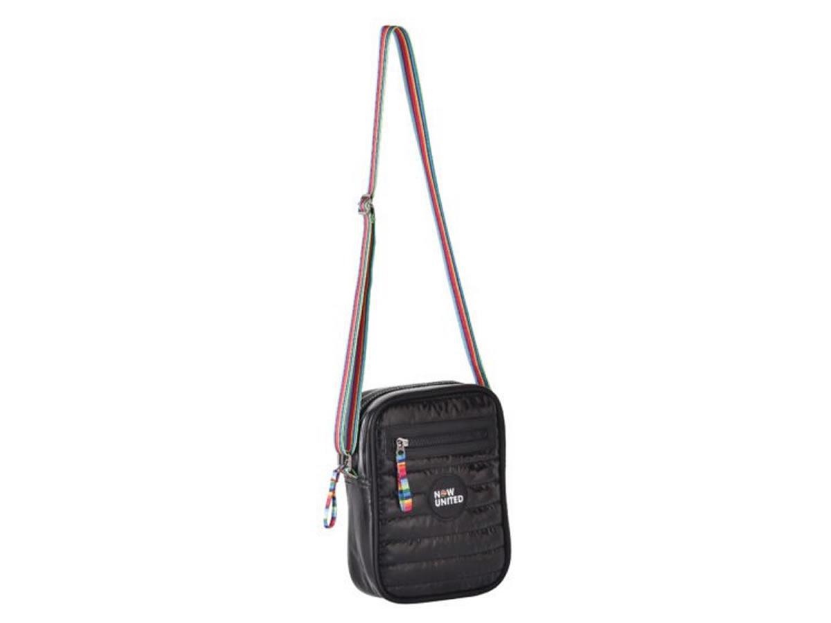 Miniatura Bolsa Bag Transversal Nylon Preta Now United 3271Pt