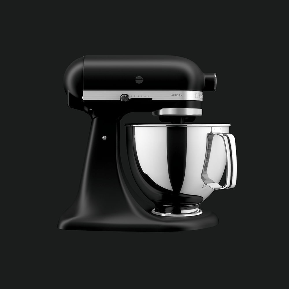 Miniatura Batedeira Stand Mixer KitchenAid Artisan - Black Matte 110V