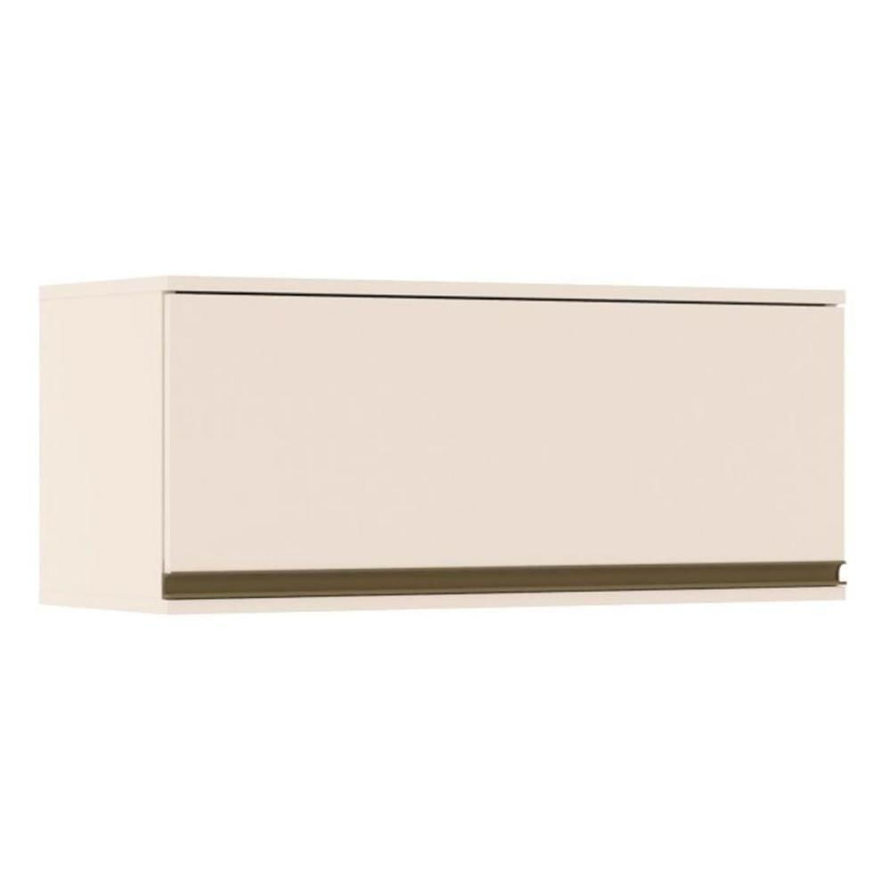 Miniatura Armário Aéreo Cozinha Modulado Connect 80cm 1 Porta Basculante Off White - Henn