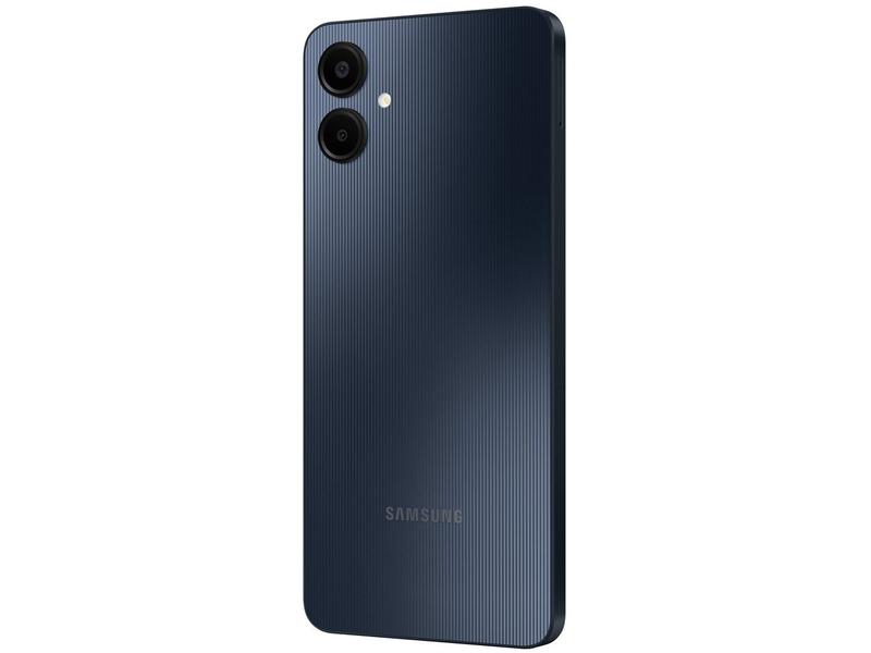 Smartphone Samsung Galaxy A06 128GB 4GB RAM Azul Escuro 6,7" Câm. Dupla + Selfie 8MP