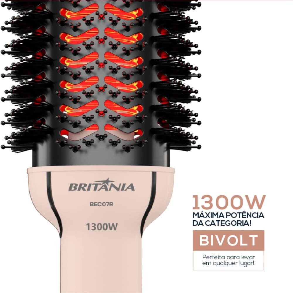 Miniatura Escova Secadora Britânia Bec07r Bivolt