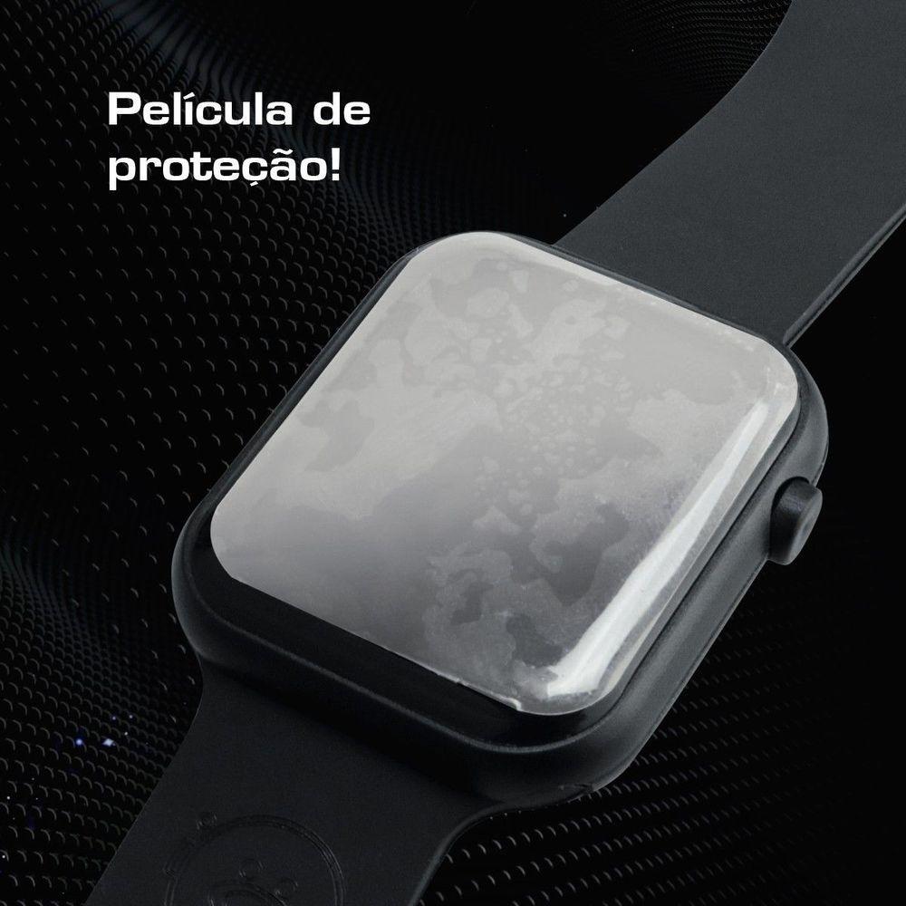 Relogio Prova Dagua Premium Silicone Preto + Digital Led Ajustavel Digital Original Esportivo