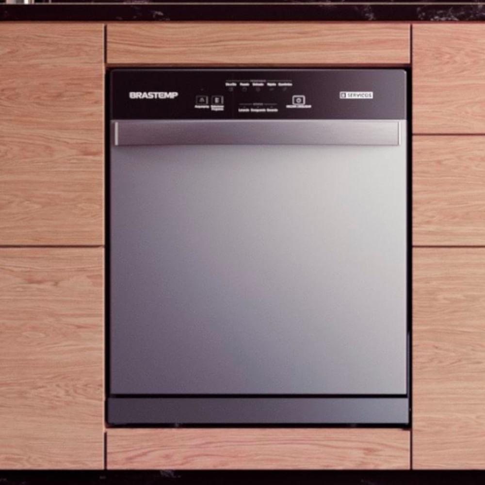 Miniatura Lava Louças Brastemp 8 Serviços Inox BLF08BS 220V