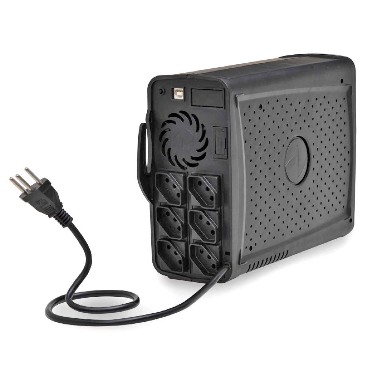 Miniatura Nobreak Ragtech Full Black 600Va 3Em1 Distribuidor Exclusivo