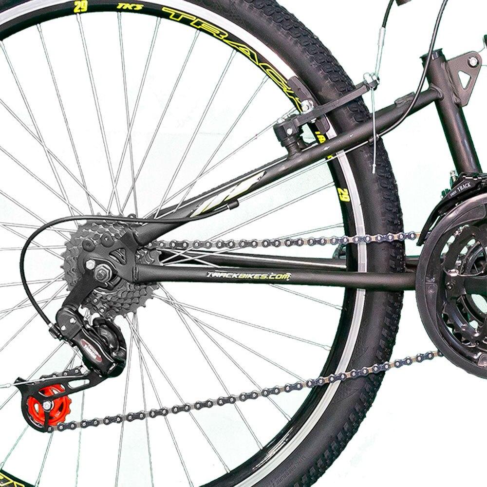 Miniatura Bicicleta Aro 26 Dupla Suspensão TK3 Track TB 300, 21 marchas, Preto