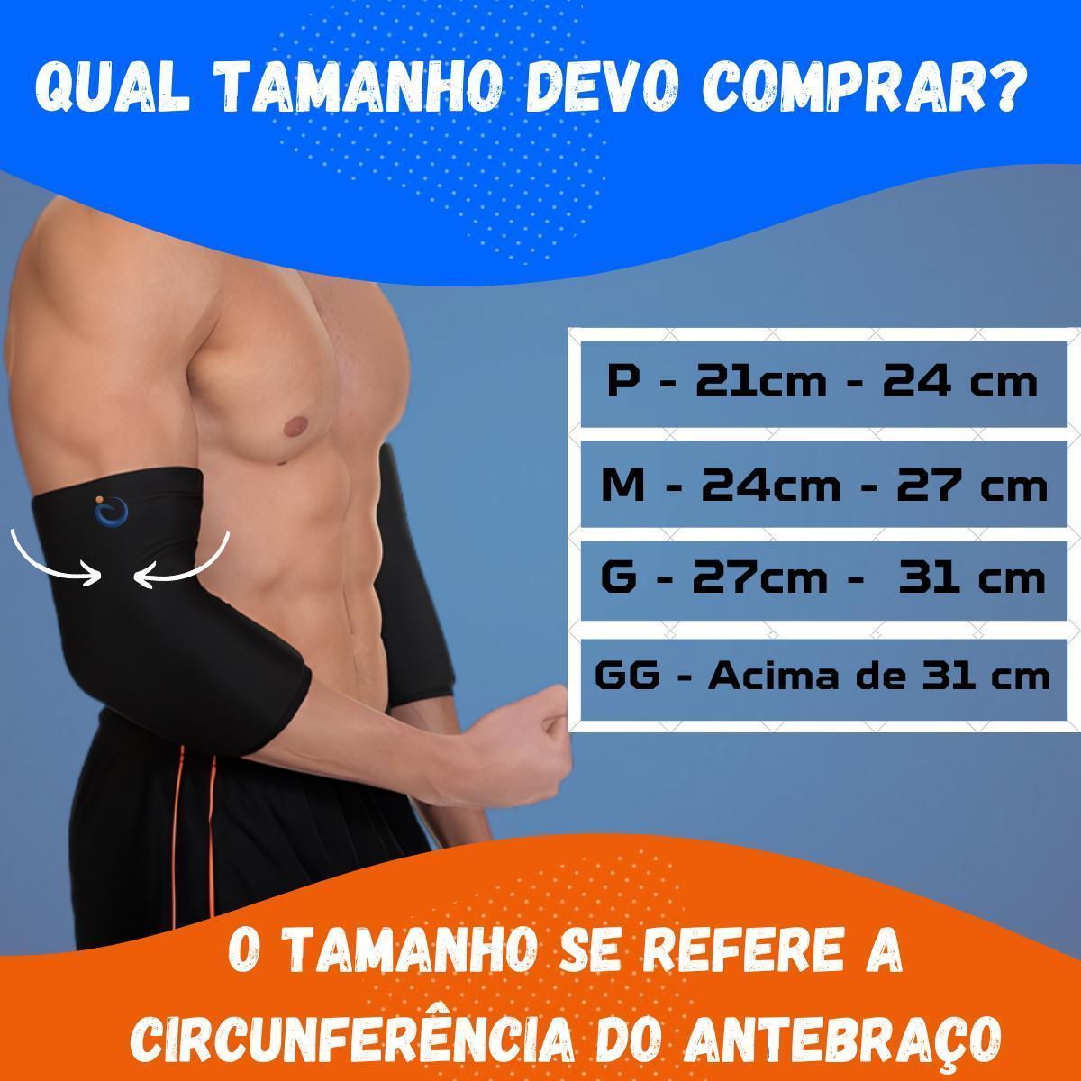 Miniatura Cotoveleira Ortopédica Ajustável Epicondilite Academia G