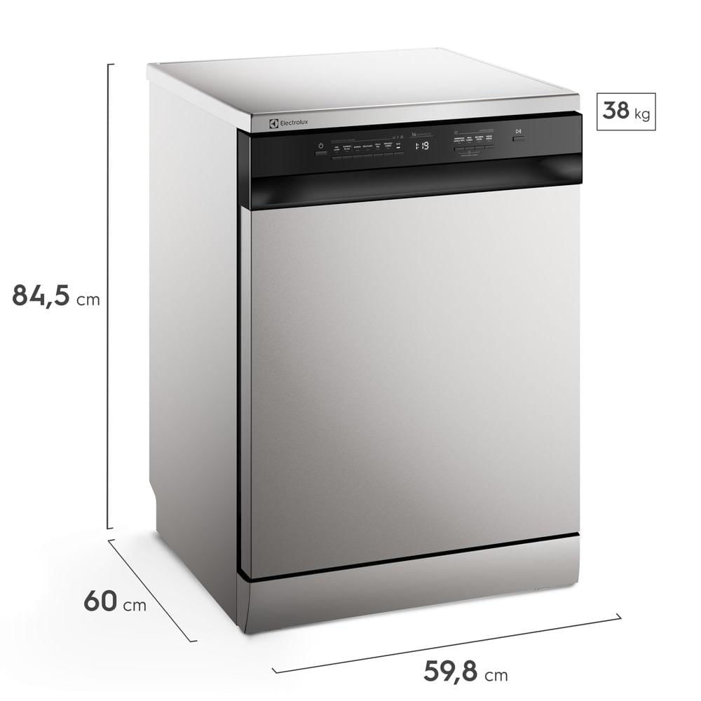 Miniatura Lava-Louça Electrolux 14 Serviços Inox com Programa Lava & Seca 50 min LS14E 127V