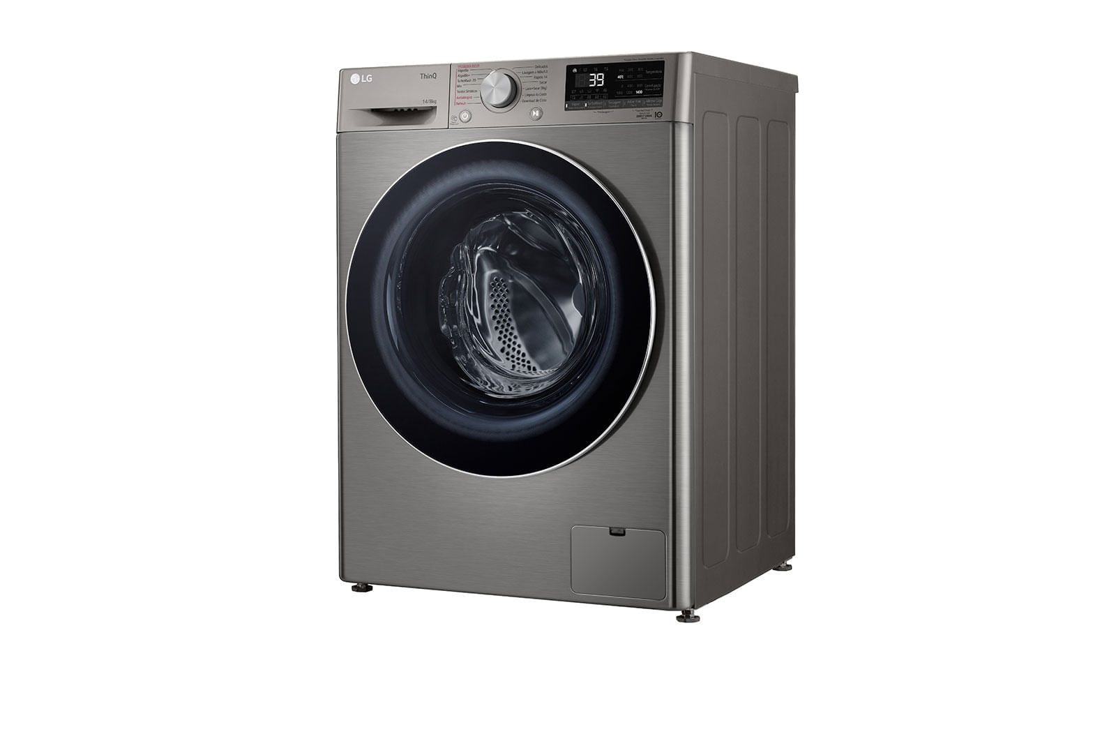 Miniatura Lava e Seca LG Smart VC2 14kg Inox Look com Inteligência Artificial AIDD™ (CV9014PC2) - 110v