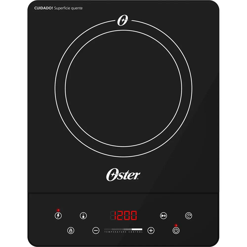 Miniatura Cooktop de Indução 1 Boca Oster Touch Screen Portátil OTOP100 220V