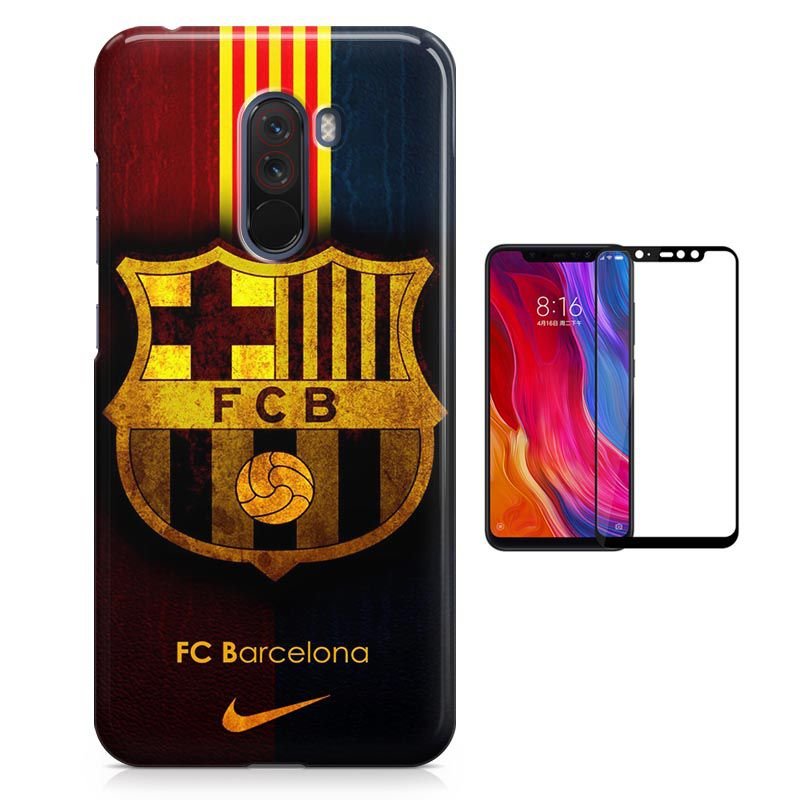 Miniatura Kit Capa Xiaomi Pocophone F1 Barcelona E Pelicula