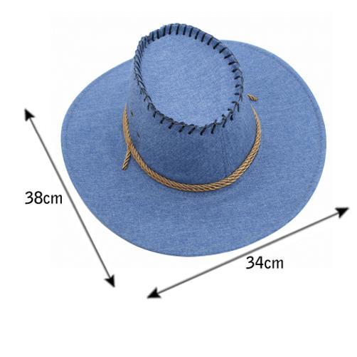Miniatura Chapeu Cowboy Country Fazendeiro Peao Boiadeiro Cavalhada Az