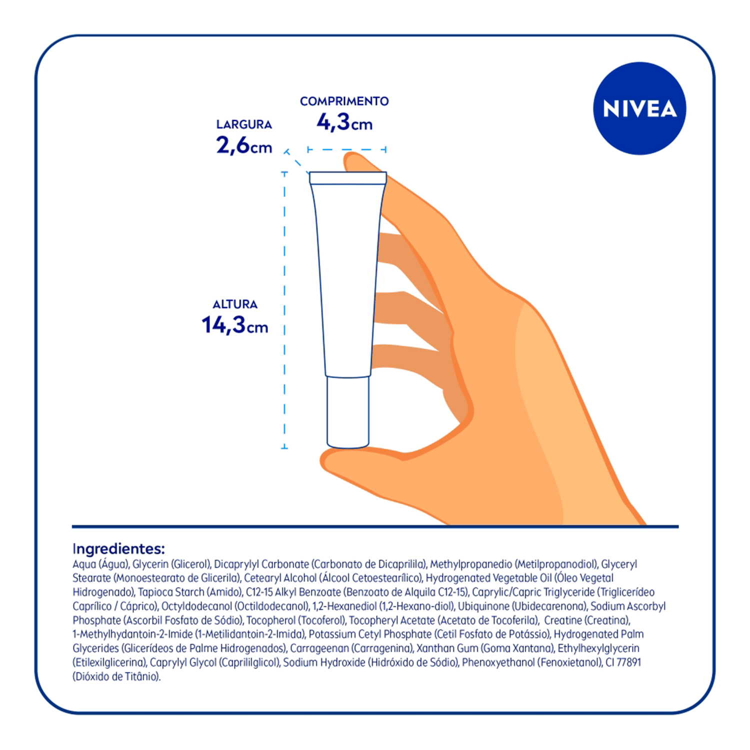 NIVEA Q10 Energy Olhos - Creme Antissinais para Área dos Olhos 15g