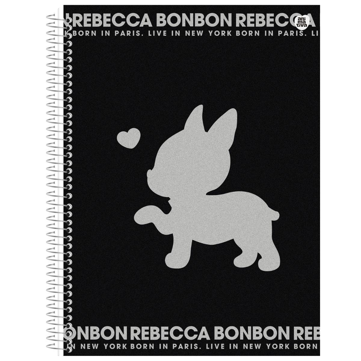 Miniatura Caderno Rebecca Bonbon Universitário 1 Matéria 80 Folhas
