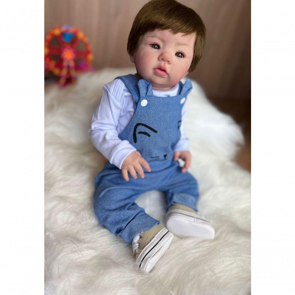 Miniatura Bebê Reborn Theo - Kit Simples Corpo Do Bebê Vinil