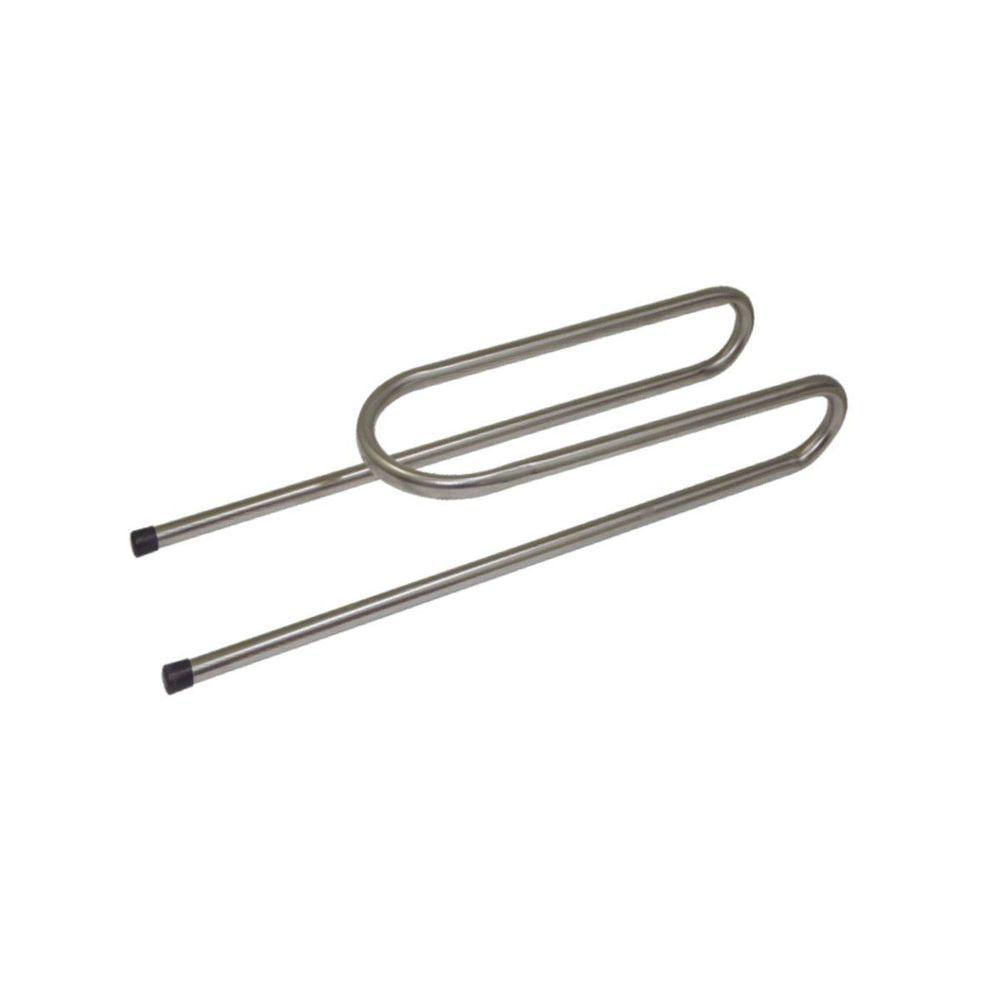Miniatura Serpentina Para Fogão De Lenha Em Tubo Aço Inox 80x22cm