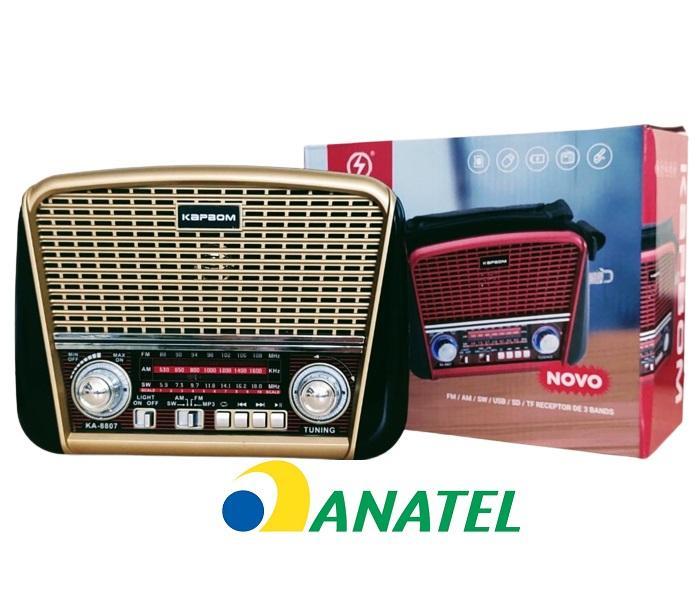 Miniatura Rádio Vintage Am Fm Bluetooth Retrô Anos 80 90 Bivolt