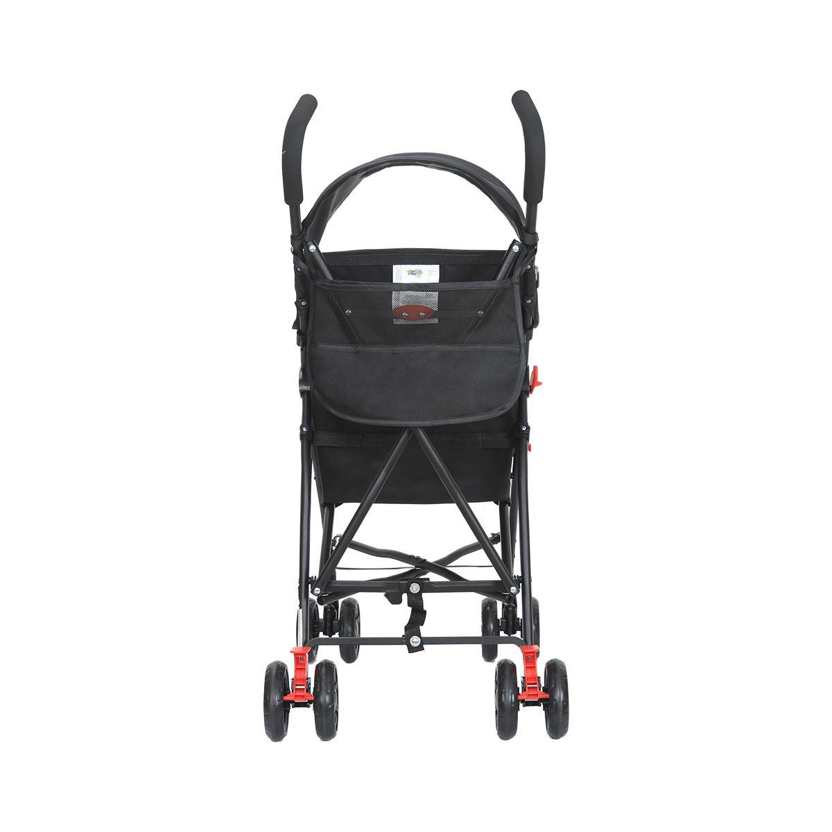 Carrinho De Bebê Passeio Guarda Chuva Movee Maxi Baby Preto