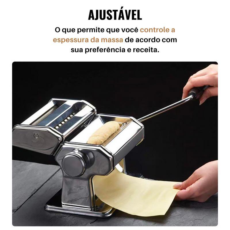 Miniatura Máquina Fazer Macarrão Massas Manual Caseiro Cilindro Abrir