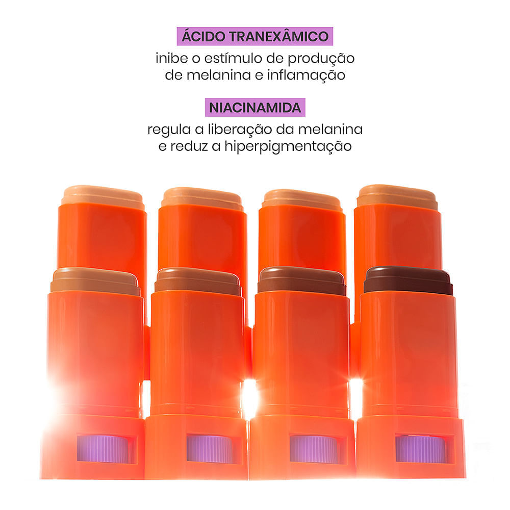 Protetor Solar Bastão Sallve Antimanchas com Cor Fps 90 Cor 1