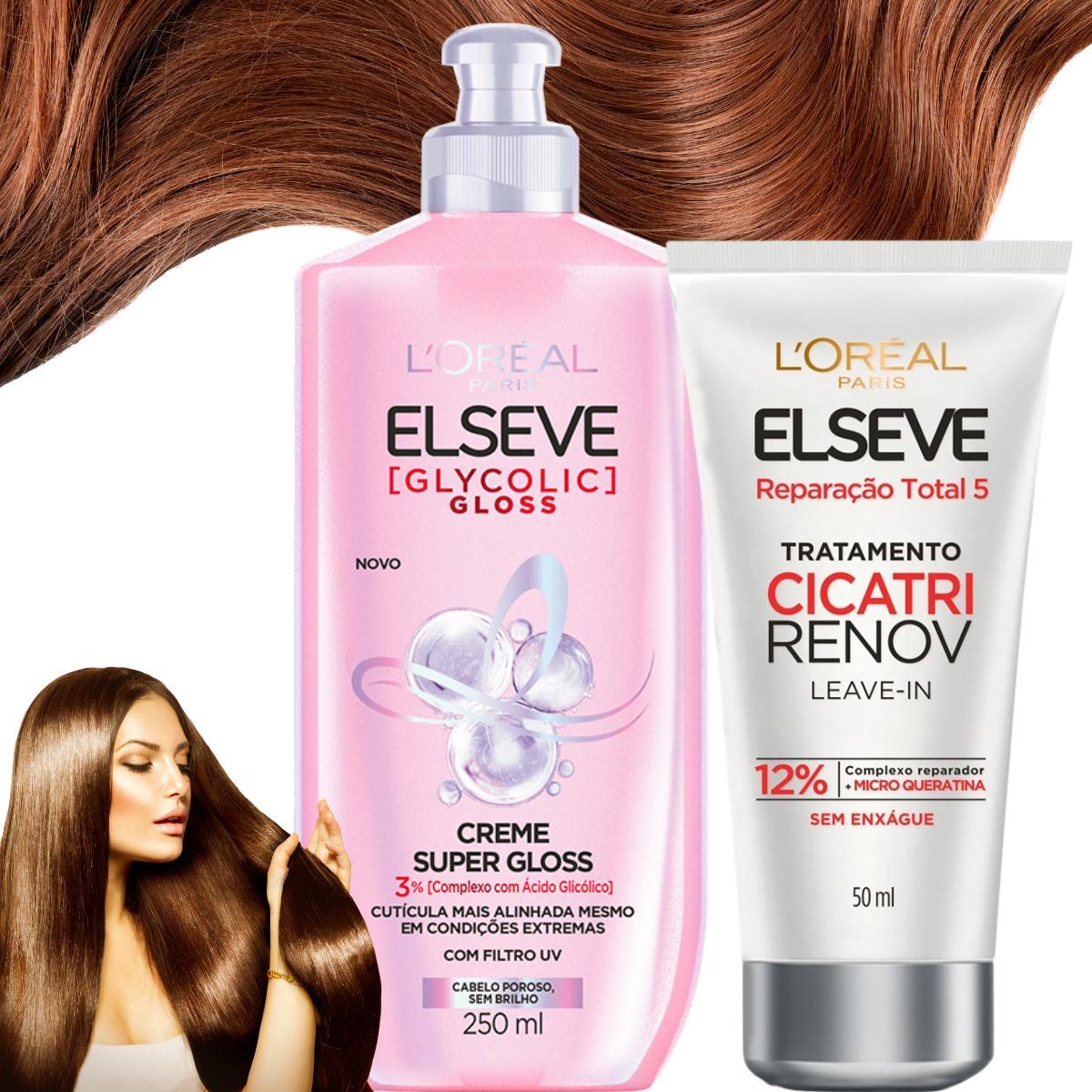 Miniatura Kit Elseve Cicatri Renov Gloss Glycolic Super Creme Acido
