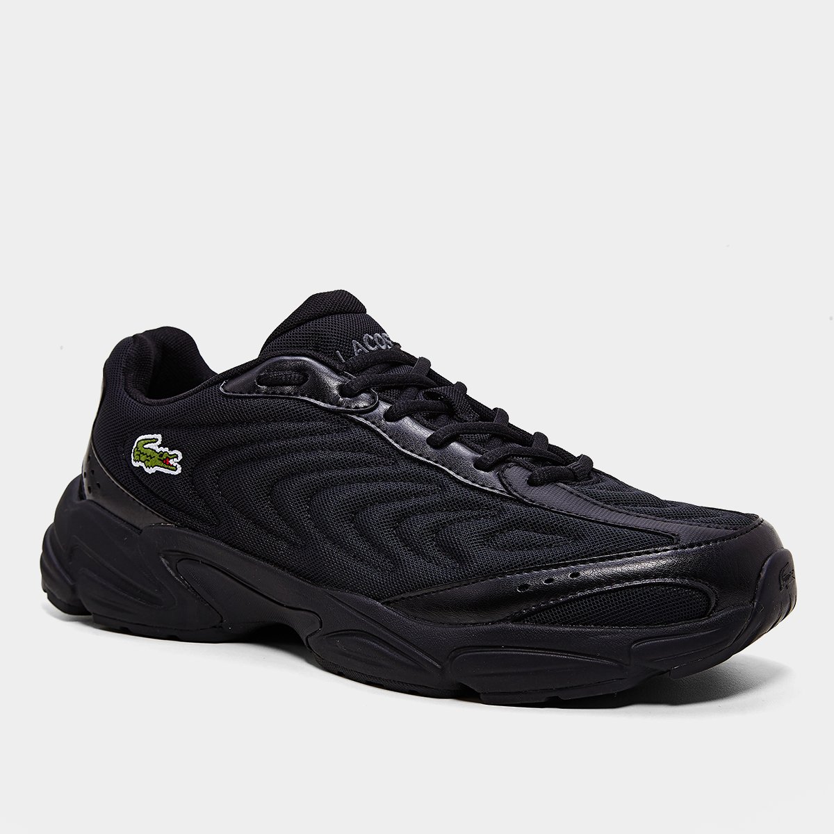 Miniatura Tênis Lacoste Storm 96 2K Lite Masculino Preto - 38