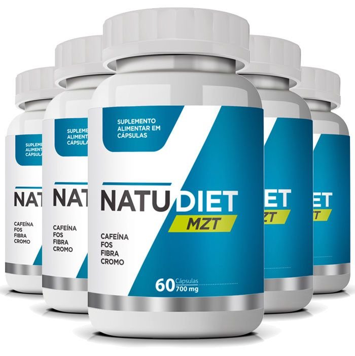 Miniatura Emagrecedor Natu Diet Mzt - Seca Barriga - 05 Potes