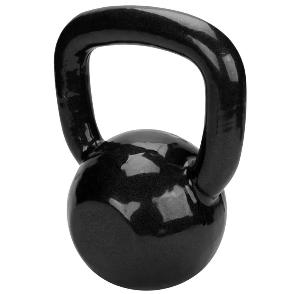 Miniatura Kettlebell Peso Emborrachado 4Kg - Treinamento Funcional
