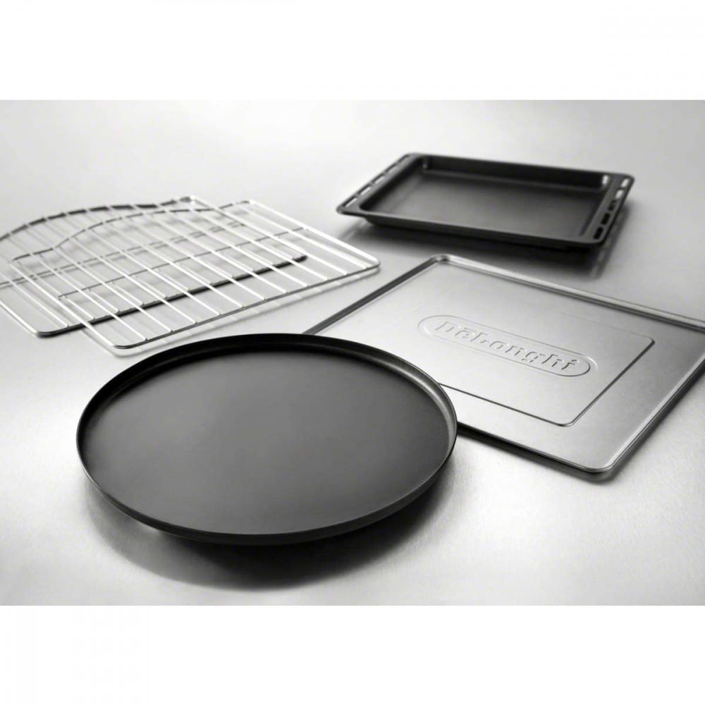 DeLonghi Livenza Forno Elétrico de Bancada 24L com Visor LED 1800W110V Aço Inoxidável