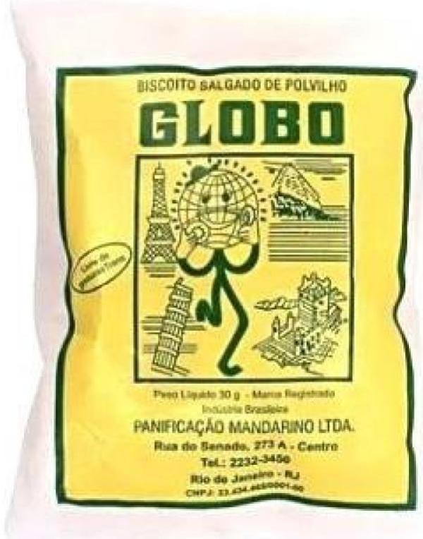 Miniatura Biscoito De Polvilho Globo Salgado -Kit 30 Unidades