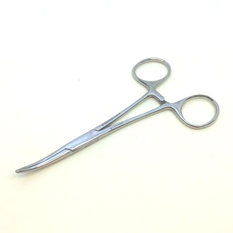 Miniatura Pinça Crile Curva 14cm