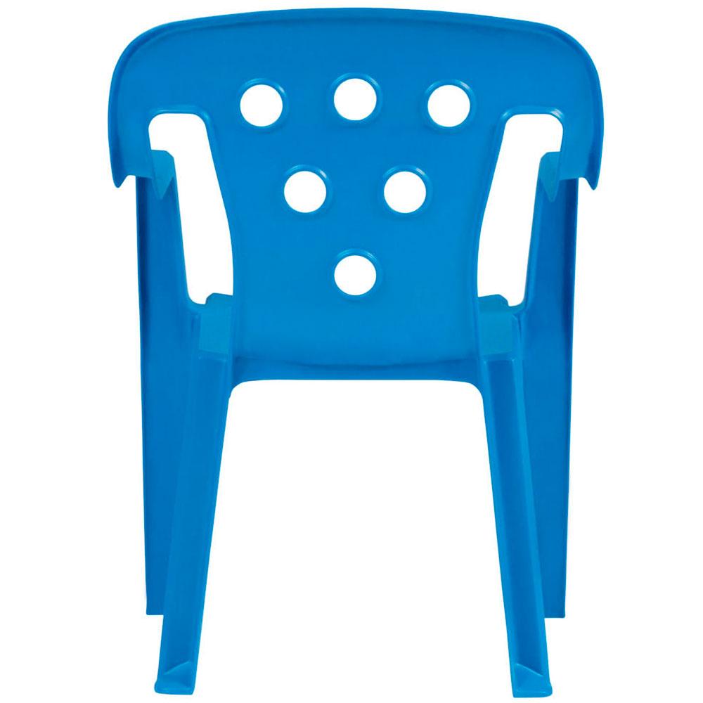 Miniatura Cadeira Infantil de Plástico Mor, Azul
