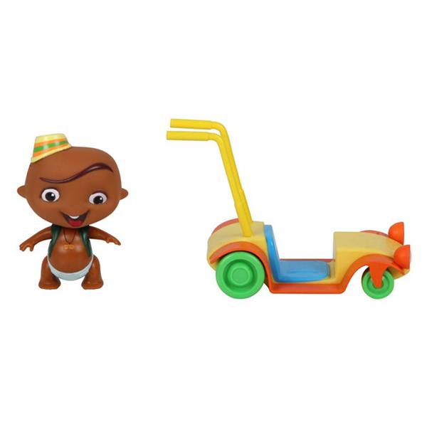 Miniatura Mini Beat Power Rockers Mini Figura Carlos e Carrinho BR994