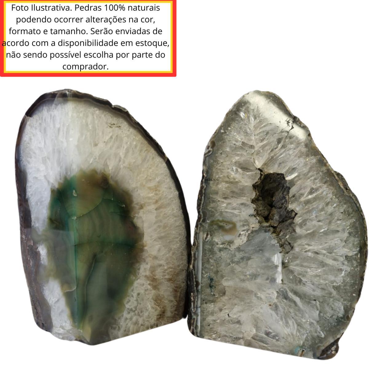 Miniatura Pedra Natural Geodo Ágata Verde 1,9 Kg A 2,0 Kg Decoração