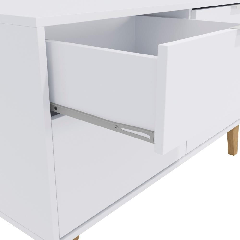 Aparador Kappesberg 2 Portas 2 Gavetas Branco/Itapuã