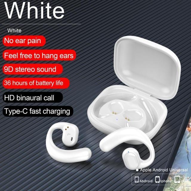 Fone de Ouvido Bluetooth Lenovo LP75 - LED - Branco