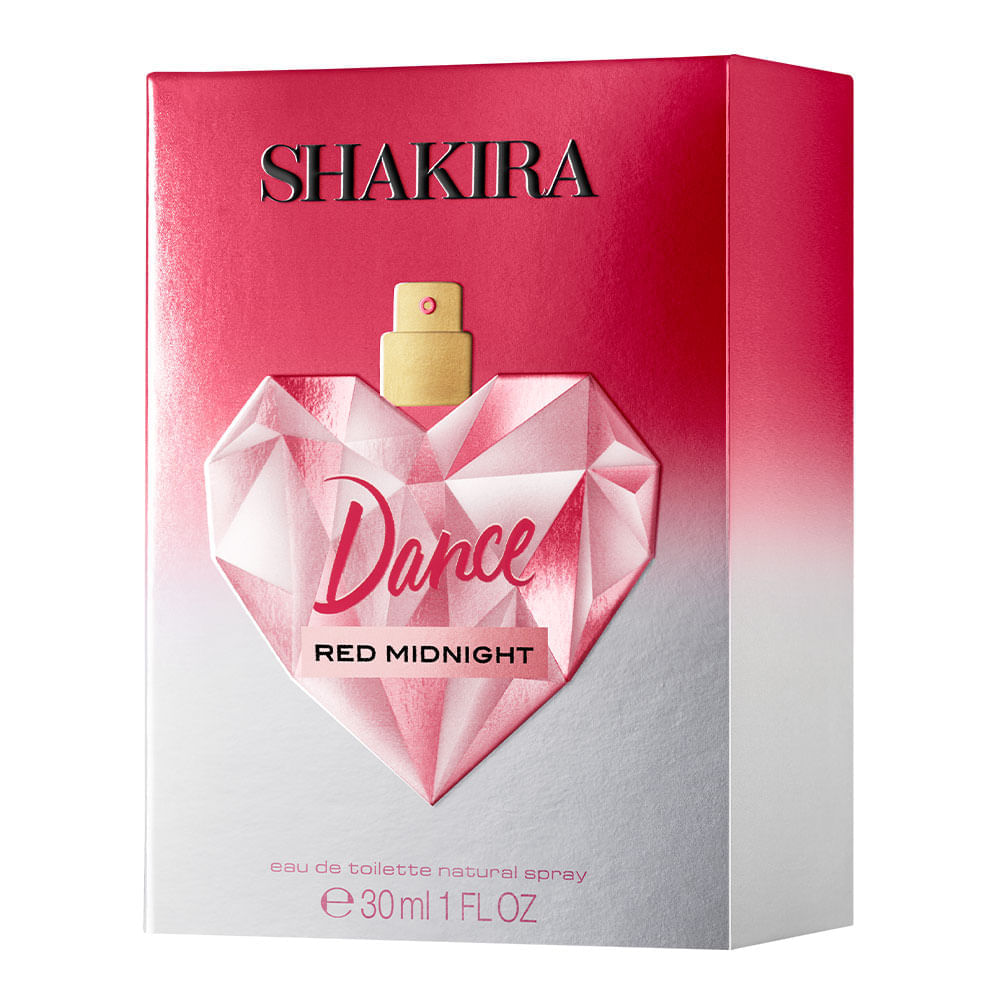 Miniatura Red Dance Midnight  Shakira - Perfume Feminino -Eau de Toilette 30ml