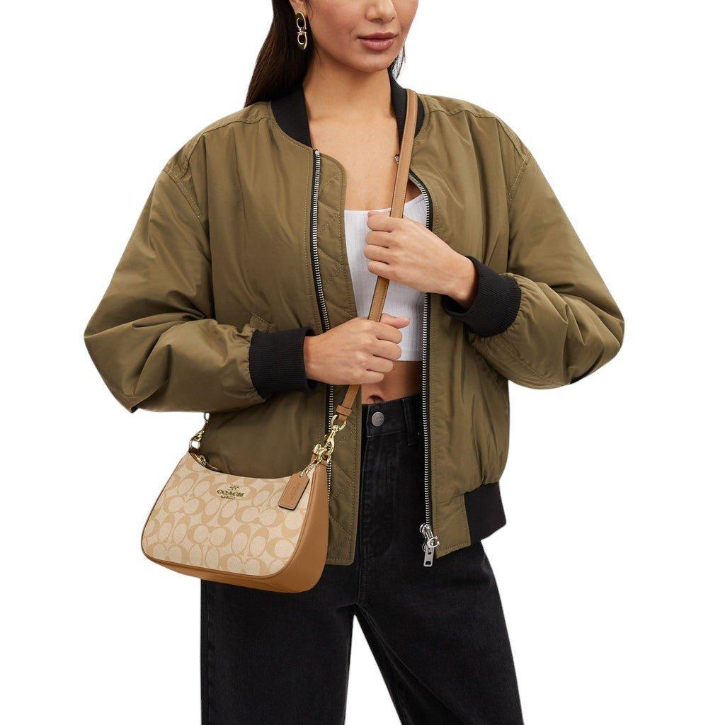Miniatura Bolsa Coach Teri Shoulder Bag In Signature Canvas - Ca548 Ma