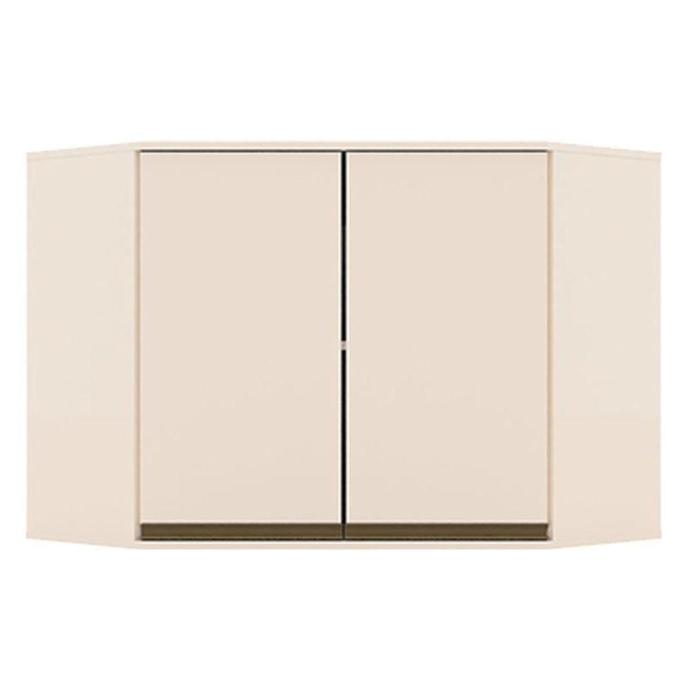 Miniatura Armário Aéreo Canto Oblíquo 2 Portas Connect Off White - Henn