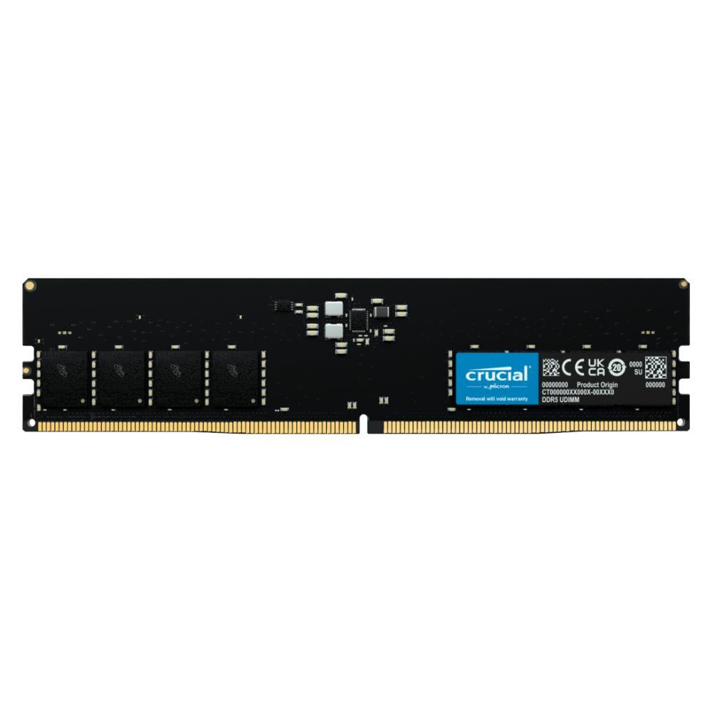 Miniatura Memória Crucial 32Gb Ddr5 5600Mhz Udimm Ct32G56C46U5