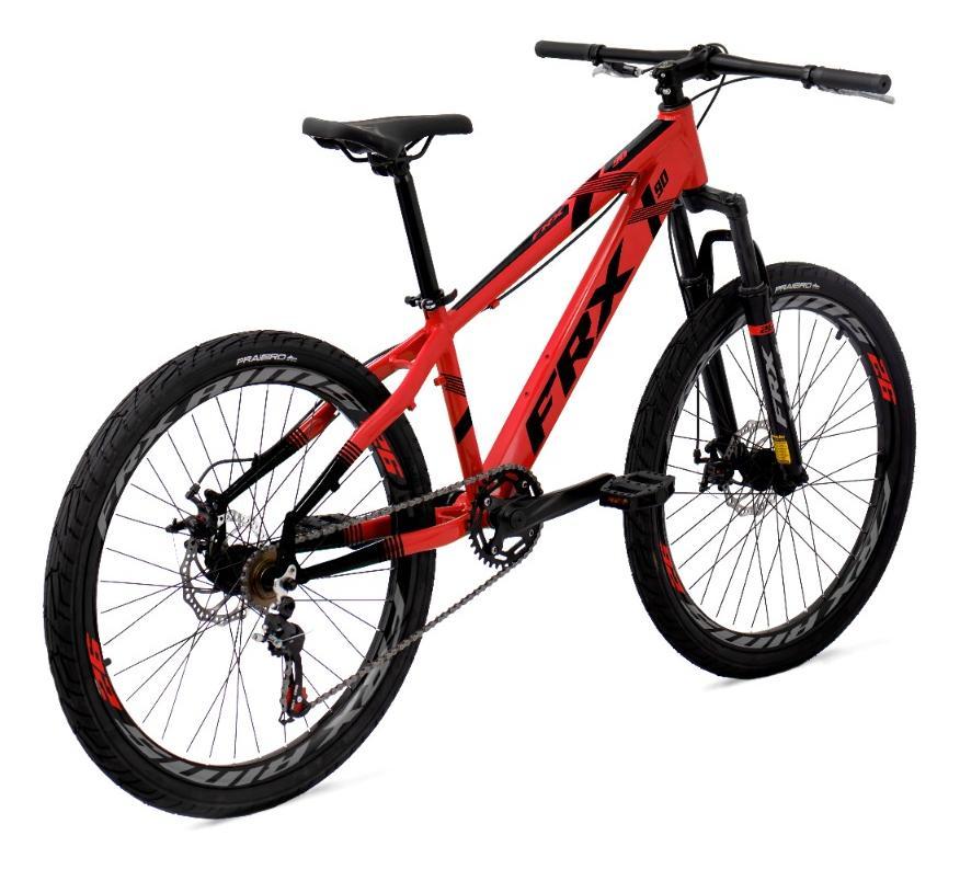 Miniatura Bicicleta Frx X90 Aro 26 Freeride Coroa Unica Red 14