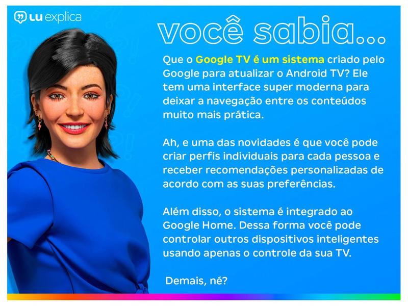 Miniatura Smart TV 50" TCL 4K UHD QLED 50P7K Google TV AiPQ Google Assistente 3 HDMI