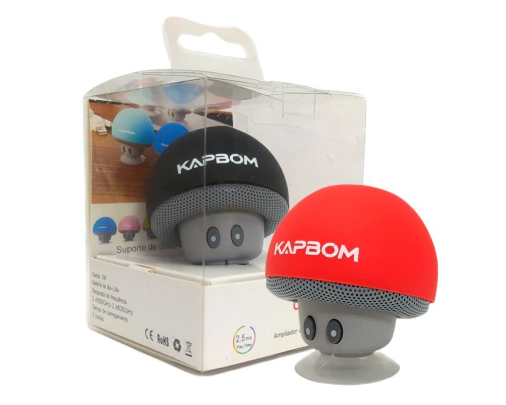 Miniatura Caixa De Som Bluetooth - Mini - Cogumelo Portátil - Ka-8533