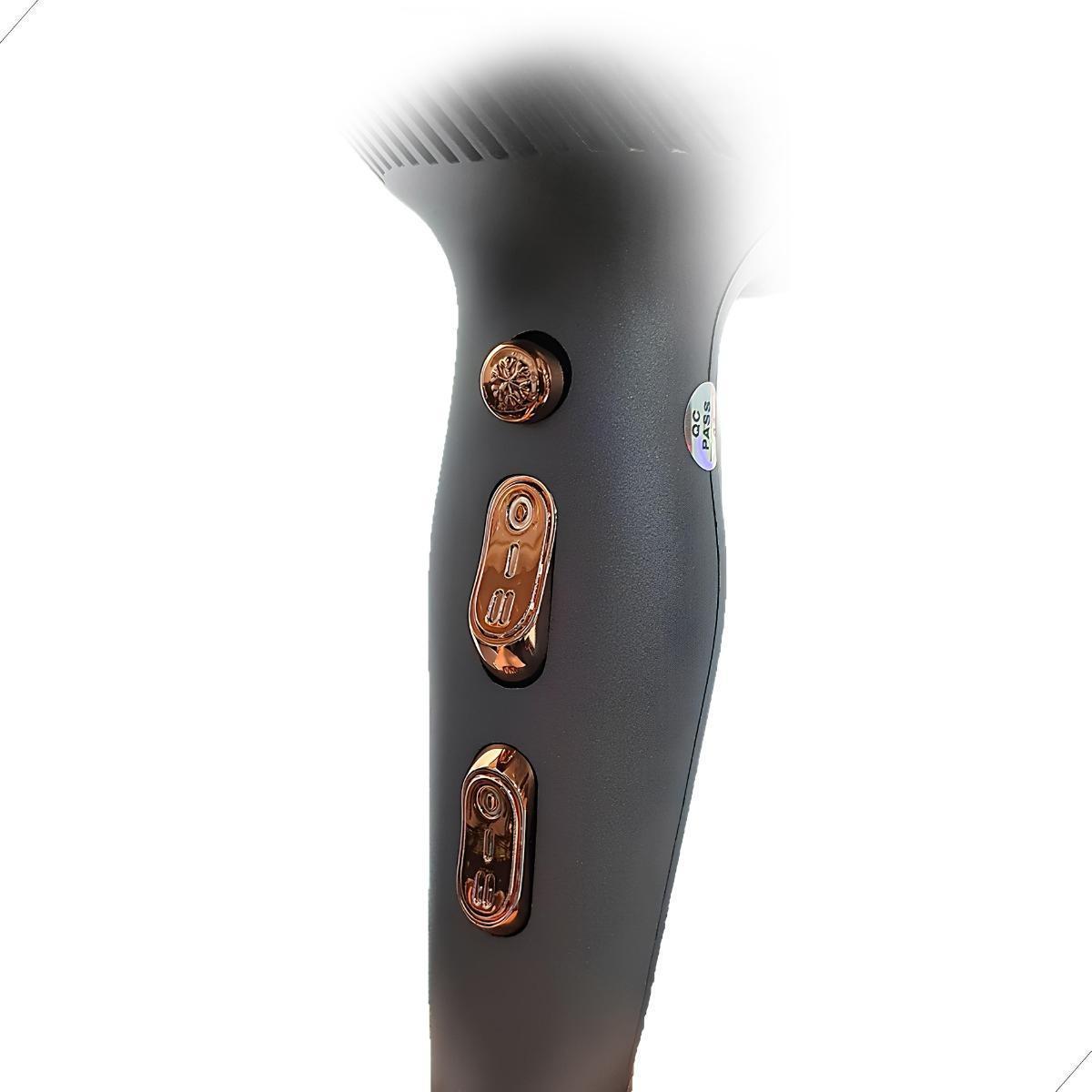 Miniatura Secador De Cabelo Lizzo Ws Diamante Vulcano Grafite 2500W