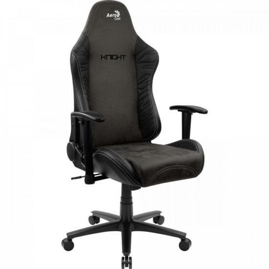 Miniatura Cadeira Gamer Knight Iron Black Reclinável Aerocool Preta Preto - Cadeira - Aerocool - Gamer