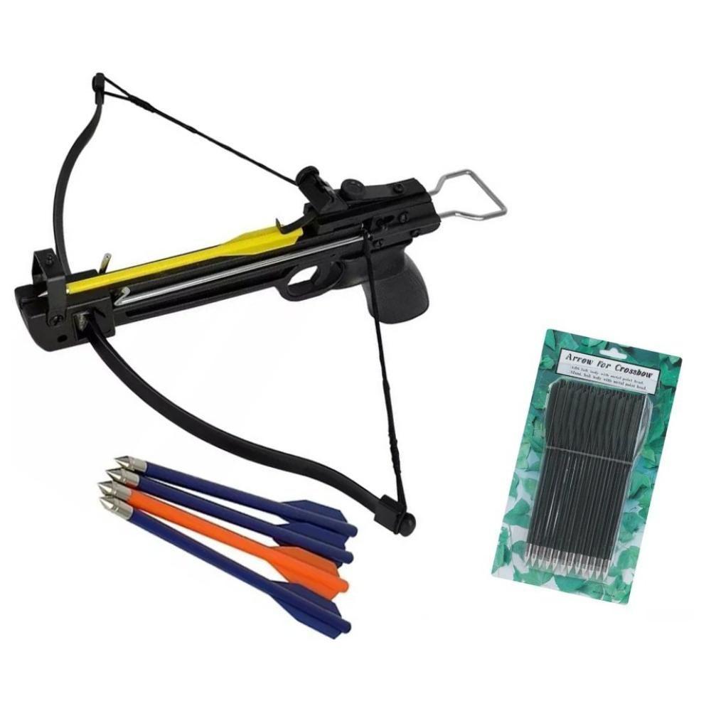 Miniatura Besta Pistol Crossbow Recurva Mk-50a1 50lbs Kit 12 Flechas