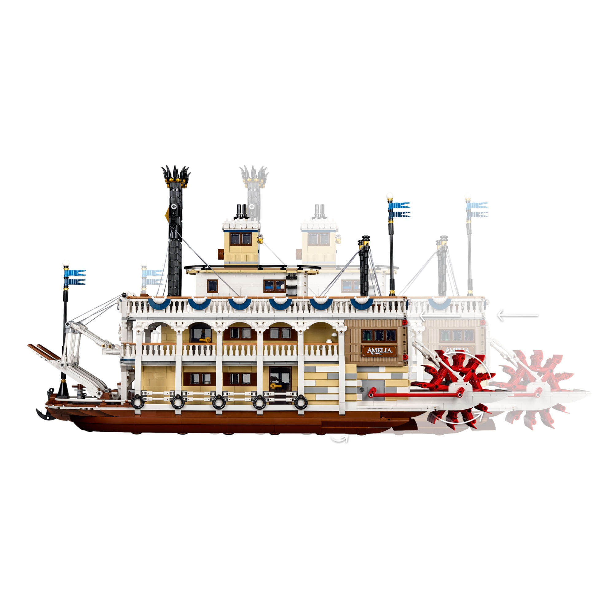 LEGO® Ideas - Barco Fluvial a Vapor