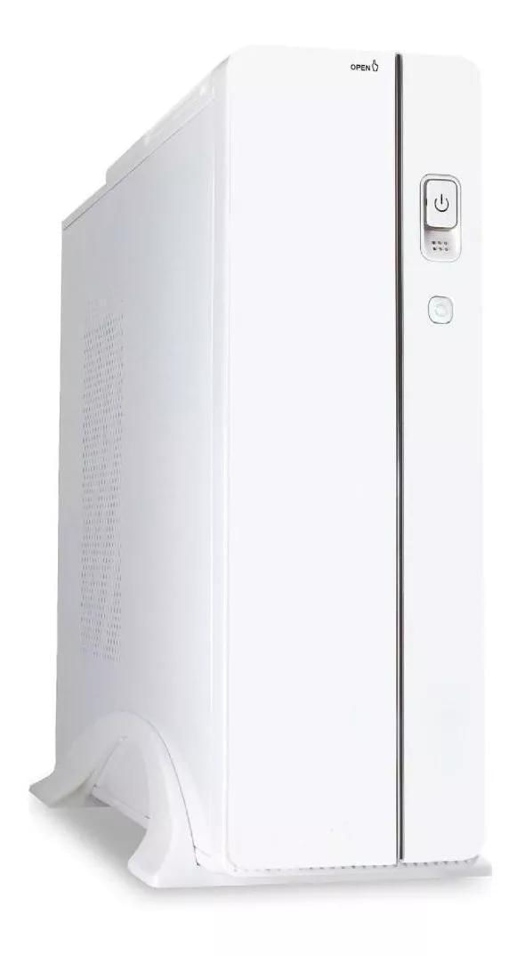 Miniatura Gabinete Slim Branco Para Pc Com Fonte Micro Atx Compacto